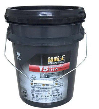 Contenitori di secchi di plastica da 20 litri per olio motore con becco di Rieke