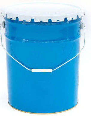 5 galloni di acciaio solido secchio di solvente con bordo ricci tappo
