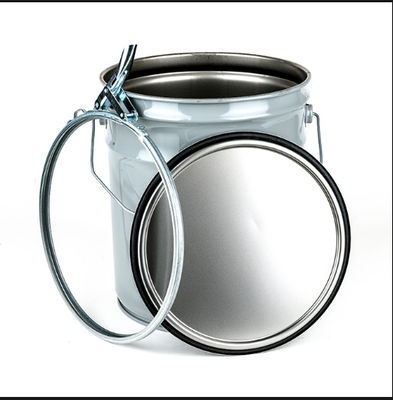 19L 5 Gallon Metal Grease Bucket con coperchio di anello di chiusura a leva approvato dalle Nazioni Unite