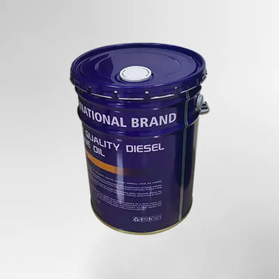 20L Bote di vernice metallica Spout Conico Scafo di latta con coperchio