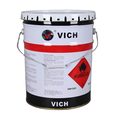 5L Rivestimento in polvere Bocchetta di vernice in metallo Maniglia nera Colore bianco
