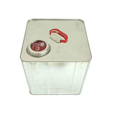 10L Rectangular Tight Head Buil Metal Square Empty Tin Canns per il diluente e l' agente di cura
