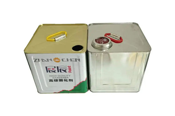 10L Rectangular Tight Head Buil Metal Square Empty Tin Canns per il diluente e l' agente di cura