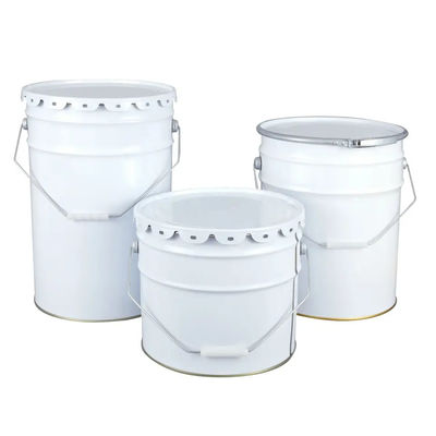 Bottile per solventi industriali in polipropilene bianco resistente alle temperature